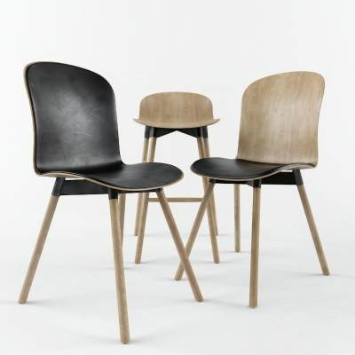 北欧实木单椅-1